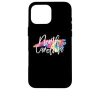 Custodia per iPhone 16 Pro Max North Carolina Tie Dye