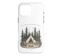 Custodia per iPhone 16 Pro Max Northern Woods Whisper My Name Forest Camping