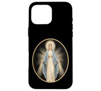 Custodia per iPhone 16 Pro Max Nostra Signora della Grazia Vergine Cattolica Maria Arte devozionale