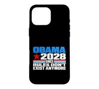 Custodia per iPhone 16 Pro Max Obama 2028 Since Rules Don't Exist Anymore