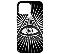 Custodia per iPhone 16 Pro Max Occhio onnivista, simbolo, piramide, Dio, massone, stella