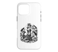 Custodia per iPhone 16 Pro Max Odisseo e le sirene Antica mitologia greca Arte