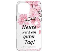 Custodia per iPhone 16 Pro Max Oggi è una bella giornata, soddisfazione, tedesco