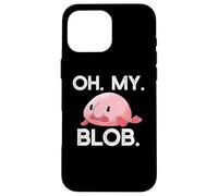 Custodia per iPhone 16 Pro Max OH. MIO. BLOB. Divertente Blobfish Blob pesce Esilarante OMG Meme