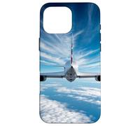 Custodia per iPhone 16 Pro Max Oltre l'orizzonte: aereo da dietro