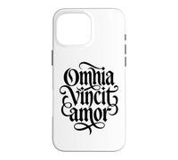 Custodia per iPhone 16 Pro Max Omnia Vincit Amor Latin Love conquista tutti