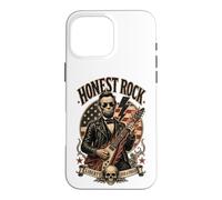 Custodia per iPhone 16 Pro Max Onesto Rock Lincoln Guitar Patriottico leggendario presidente