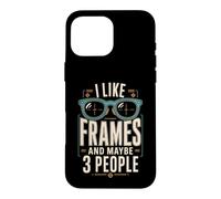 Custodia per iPhone 16 Pro Max Ottico Mi piacciono le cornici e forse 3 Persone Occhiali