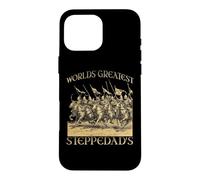 Custodia per iPhone 16 Pro Max Padri della steppa Impero mongolo Gengis Khan Orda d'oro