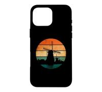 Custodia per iPhone 16 Pro Max Paesi Bassi Olanda Mulino a vento