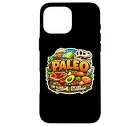 Custodia per iPhone 16 Pro Max Paleo Mangia Pulito Come Un Caveman Nutrizione Amante Dieta Sana
