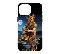 Custodia per iPhone 16 Pro Max Pan Dio del Selvaggio al chiaro di luna