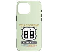 Custodia per iPhone 16 Pro Max Parco nazionale di Yellowstone US Highway 89 Elenco dei secchi VEDI INDIET