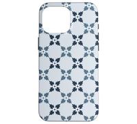 Custodia per iPhone 16 Pro Max Pastel Blue Leaves Petals Stars Ice Snowflakes