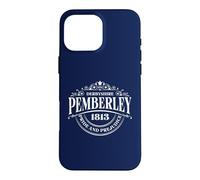 Custodia per iPhone 16 Pro Max Pemberley Derbyshire Orgoglio e pregiudizio Jane Austen College