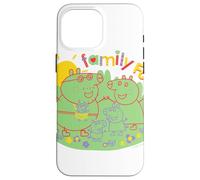 Custodia per iPhone 16 Pro Max Peppa Pig Family Fun
