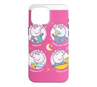 Custodia per iPhone 16 Pro Max Peppa Pig Sleepy Time