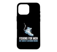 Custodia per iPhone 16 Pro Max Pescatori che pescano per le date che catturano le erbacce