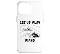 Custodia per iPhone 16 Pro Max Pianista Design Pianoforte a coda