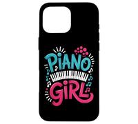 Custodia per iPhone 16 Pro Max PIANO GIRL