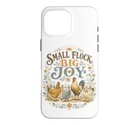 Custodia per iPhone 16 Pro Max Piccolo gregge Big Joy Backyard Chicken Farm Amante