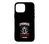 Custodia per iPhone 16 Pro Max Piu Forte Dei Miei Alibi Fitness Motivation