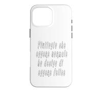 Custodia per iPhone 16 Pro Max Piuttosto che essere normale ho deciso di essere felice.