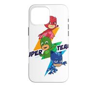 Custodia per iPhone 16 Pro Max PJ Masks TV Super Team Flash
