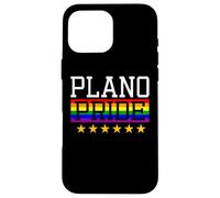 Custodia per iPhone 16 Pro Max Plano Pride Gay Lesbiche Queer LGBT Bandiera Arcobaleno