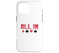 Custodia per iPhone 16 Pro Max Poker All in Gioco di Carte
