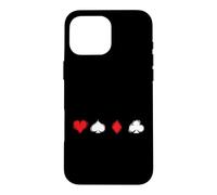 Custodia per iPhone 16 Pro Max Poker Simboli semplici