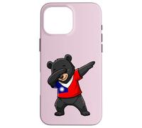 Custodia per iPhone 16 Pro Max Posizione dell'orso di Formosa di Taiwan