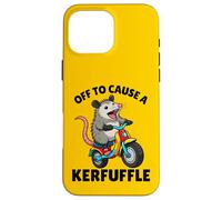 Custodia per iPhone 16 Pro Max Possum Off to Cause A Kerfuffle Funny Opossum