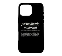 Custodia per iPhone 16 Pro Max Premeditatio Malorum Definizione latina Filosofia antica