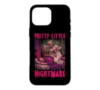Custodia per iPhone 16 Pro Max Pretty Little Nightmare Dark Humor Pulp Horror Donne adulte