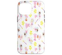 Custodia per iPhone 16 Pro Max Pretty Tooth Fairy - Bacchetta magica con denti bianchi, stella gialla