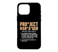 Custodia per iPhone 16 Pro Max Project Manager Un Responsabile Organizzativo Gestione del progetto