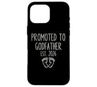 Custodia per iPhone 16 Pro Max Promosso a Godmfather Est. 2026 con grafica Baby Feet