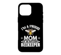 Custodia per iPhone 16 Pro Max Proud Mom Impressionante apicoltore Miele Bee