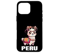 Custodia per iPhone 16 Pro Max Proud Peruvian Llama Parade: Cultural Peru Pride Souvenir