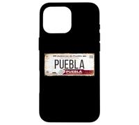 Custodia per iPhone 16 Pro Max Puebla Mexico License Plate Mexican Travel Vacation Beach