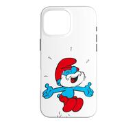 Custodia per iPhone 16 Pro Max Puffi Big Papa Team Cartoon 80s 90s Carino Retro Classico Divertimento