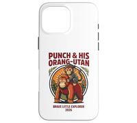 Custodia per iPhone 16 Pro Max Punch e il suo orango coraggioso piccolo esploratore 2026