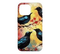 Custodia per iPhone 16 Pro Max Quattro uccelli che chiamano