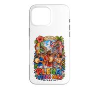 Custodia per iPhone 16 Pro Max ¡Que Viva La Plena! Plena Vibes Only Musica portoricana