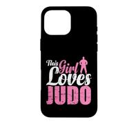 Custodia per iPhone 16 Pro Max Questa ragazza ama la grazia e la tenacia del judo
