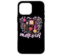 Custodia per iPhone 16 Pro Max Ragazza MUA Make Up Addict Bellezza per ciglia Trucco