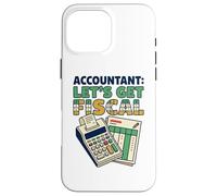 Custodia per iPhone 16 Pro Max Ragioniere Let's Get Fiscal Funny CPA Tax Pun Design