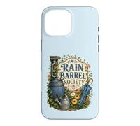 Custodia per iPhone 16 Pro Max Rain Barrel Society Cottagecore Garden