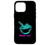Custodia per iPhone 16 Pro Max Ramen Destiny Anime Giapponese Semplice Giapponese Kawaii Artstyle
